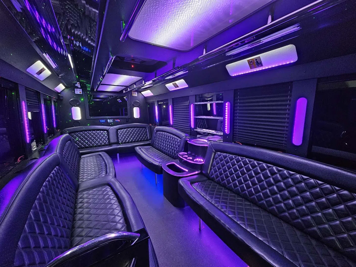 Party Bus - 20-22 Passengers Interior