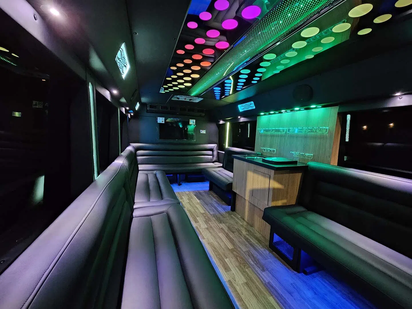 Party Bus - 28-30 Passengers Interior