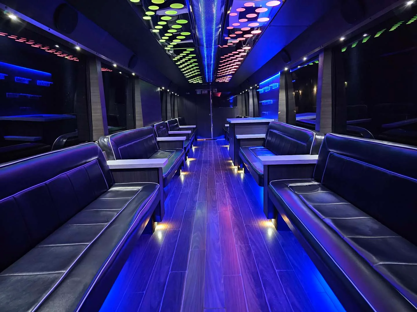 Party Bus (MCI-3) - 45-50 Passengers Interior
