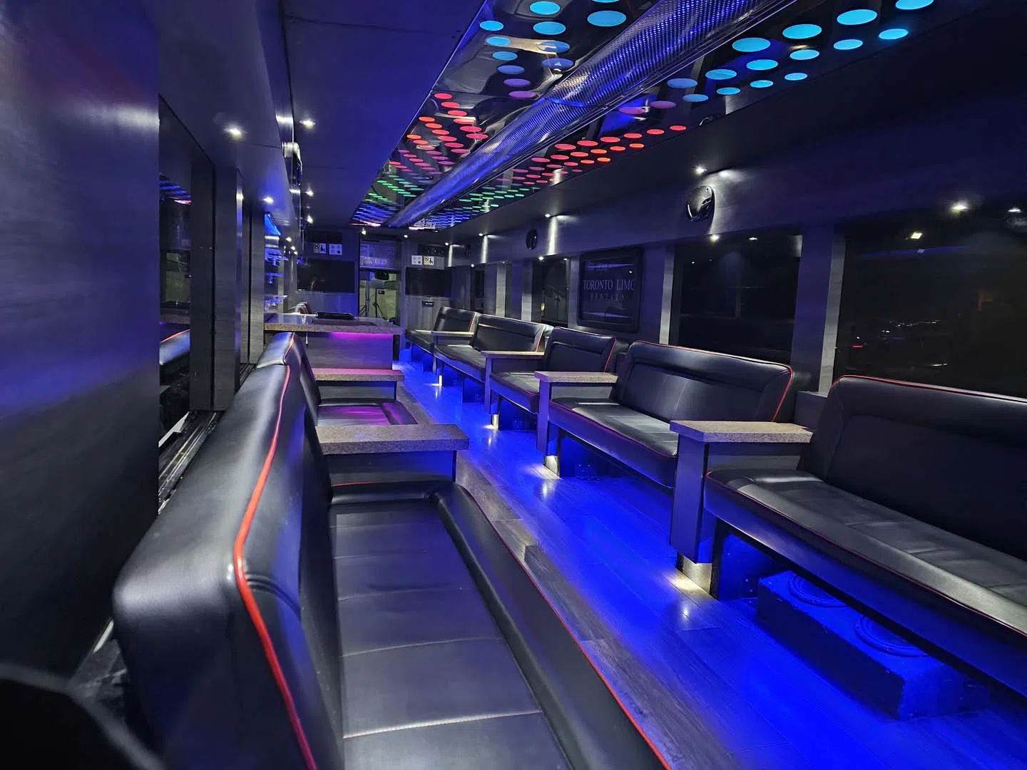 Party Bus MCI-4 Interior